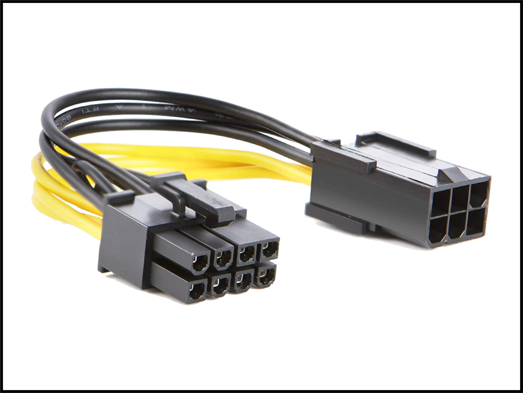 6-pin till 8pin adapter