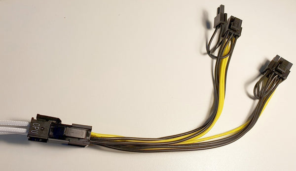 Y-kabel CPU, EPS 8-pin HONA till 2st 8-pin/6-pin (6+2) GPU HANE
